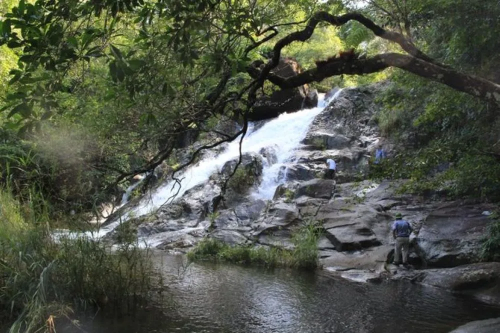 Magnificent natural scenery at Bìm Bịp Waterfall