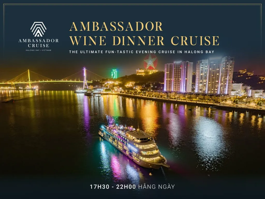 Du thuyền Ambassador II - biểu tượng của sự sang trọng và hiện đại trên vịnh Hạ Long