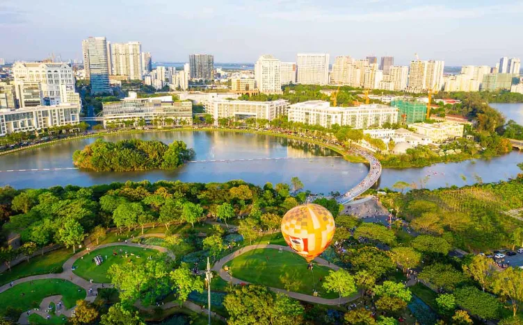 Starlight Park offers a green, clean, and airy space