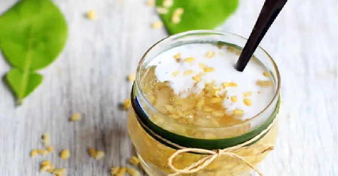 Chè bưởi - Sự giòn tan của cùi bưởi