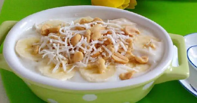Chè chuối - Sự mềm mại của chuối chín