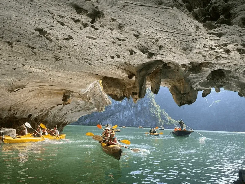 Dark and Bright Cave