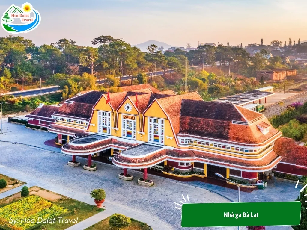 The classic French-inspired Da Lat Train Station is an essential location for fans of vintage architecture
