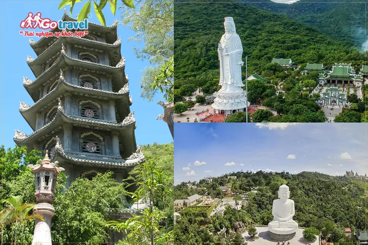Chùa Linh Ứng, Đà Nẵng - Tượng Phật Bà Quan Âm cao lớn, uy nghiêm