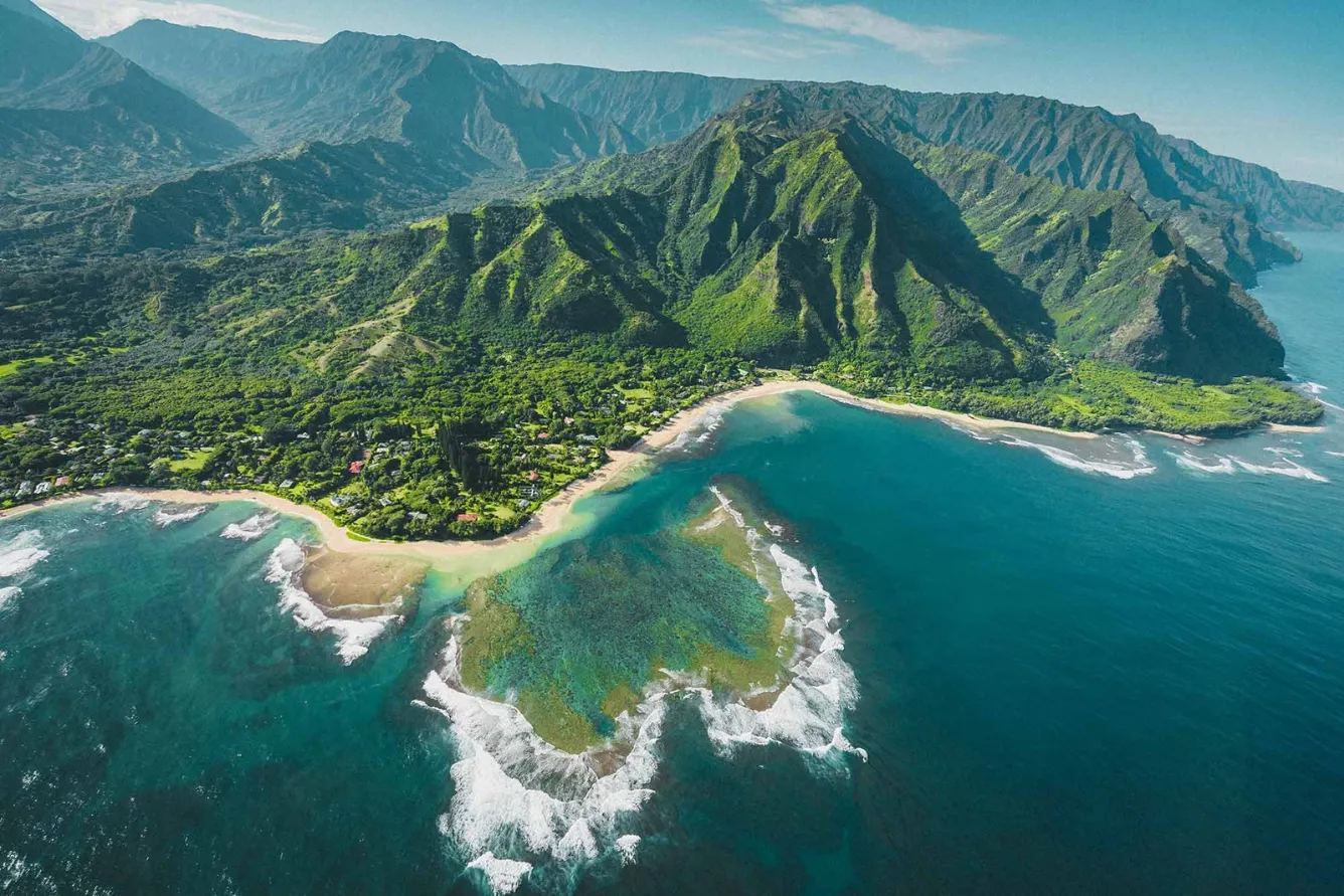 Waimea Canyon showcasing red cliffs and deep ravines in Kauai, Hawaii