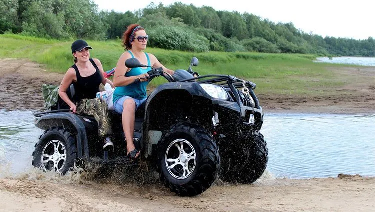 ATV riding adventure in the Colorado mountains