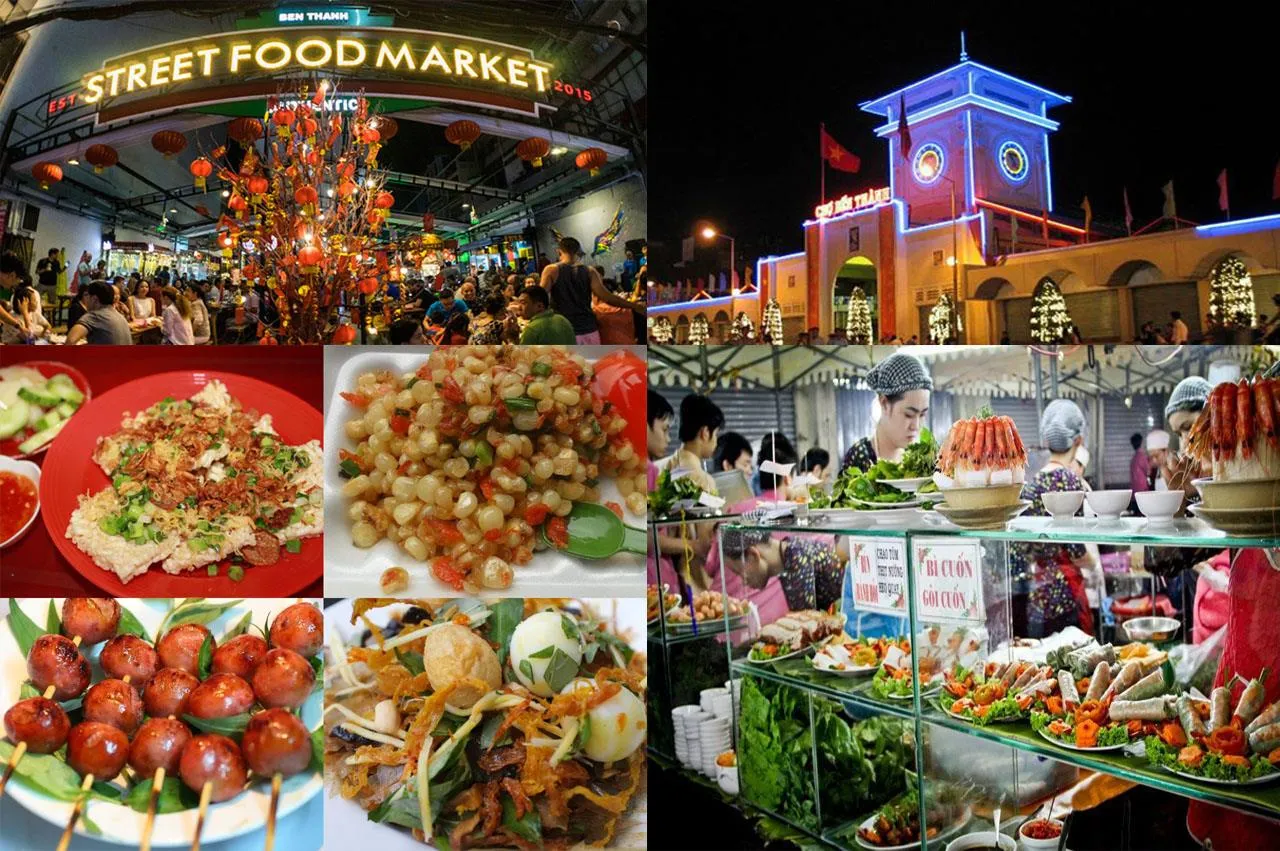 Ben Thanh Market Food Court Saigon