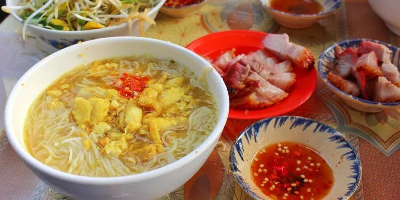 Bún cá Châu Đốc mang hương vị đặc trưng của vùng đất An Giang