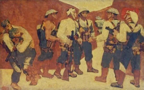 Painting "Party Admission at Dien Bien Phu"