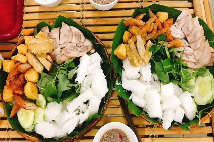 Bun Dau Mam Tom Hanoi Ngoc Ha