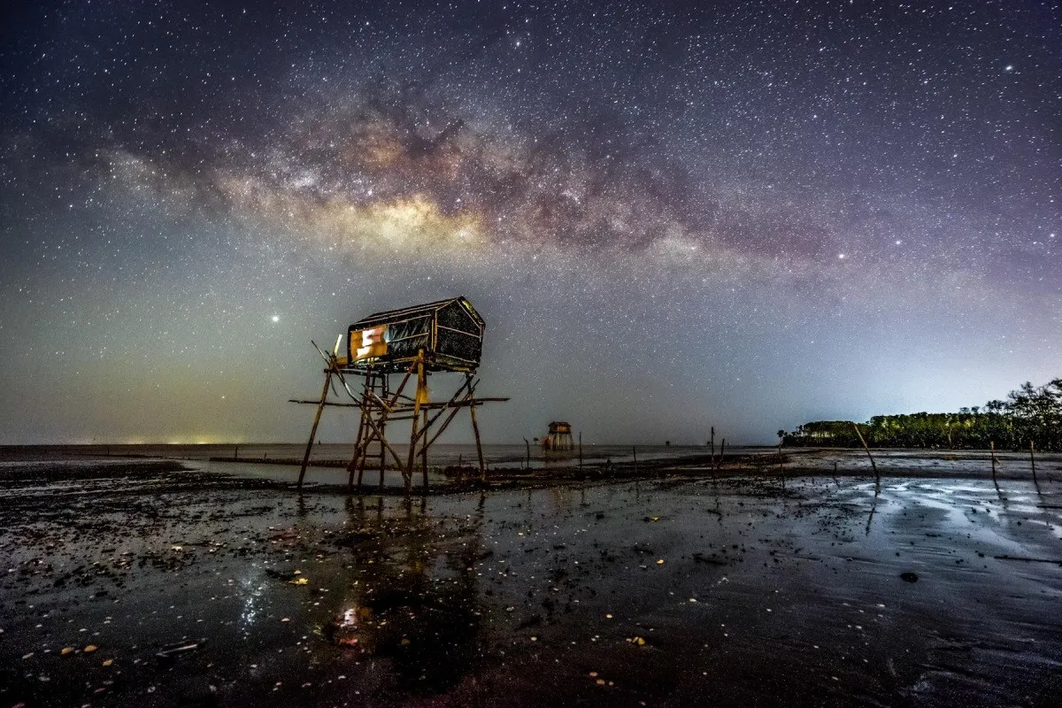 Tan Thanh Beach, Tien Giang, an ideal location for Milky Way photography
