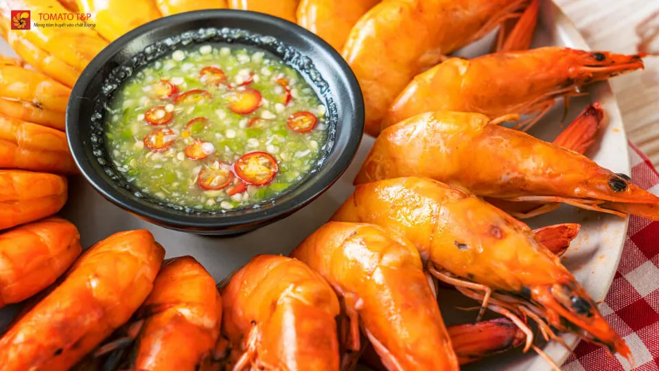 Louisiana BBQ shrimp, cooked in a flavorful butter and garlic sauce