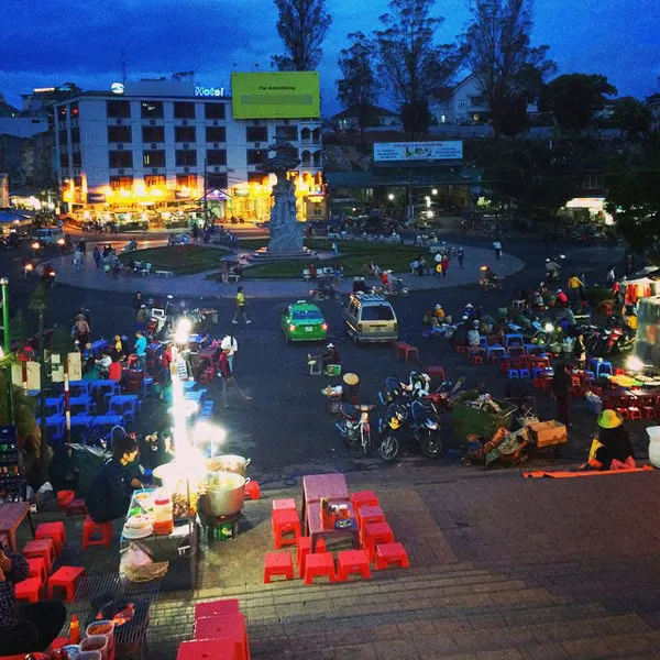 Grilled food at Da Lat Night Market