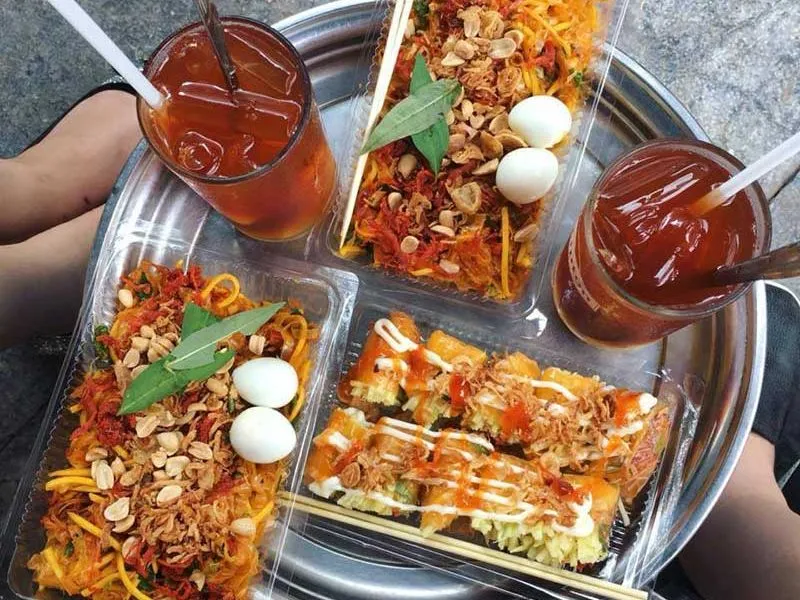 Street food in Binh Thanh is "on point"
