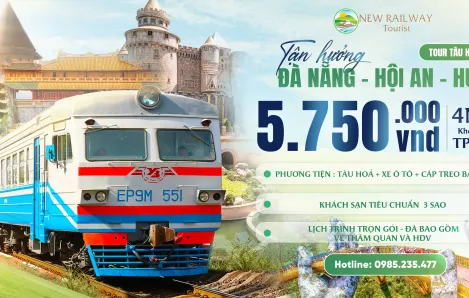 Trang Tien Bridge in Hue, a prominent destination on the Central Vietnam train tour