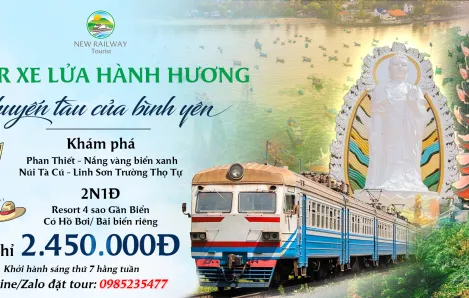 A 4-star resort in Phan Thiet, a great accommodation option for train tours