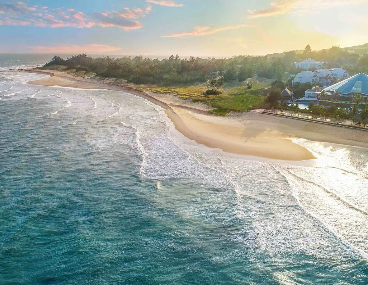 Ho Tram beach with unspoiled and peaceful beauty