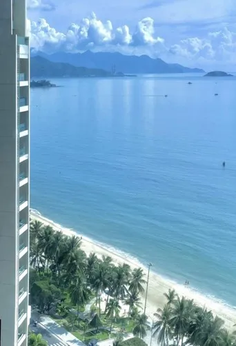 Nha Trang Beach (Bai Truoc) viewed from Havana Nha Trang Hotel