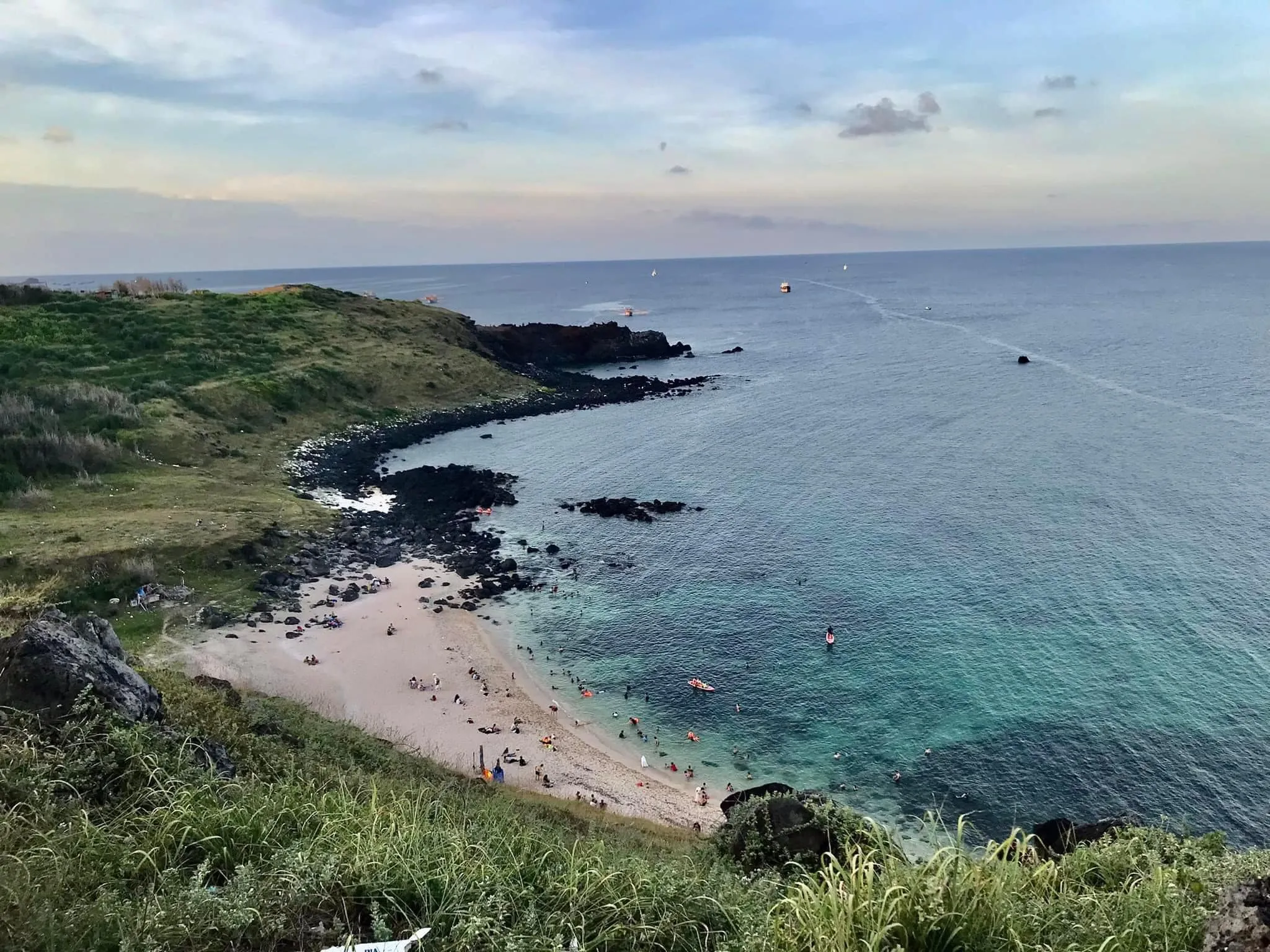 Bai Nho beach in Phu Quy showcasing its pristine and peaceful beauty