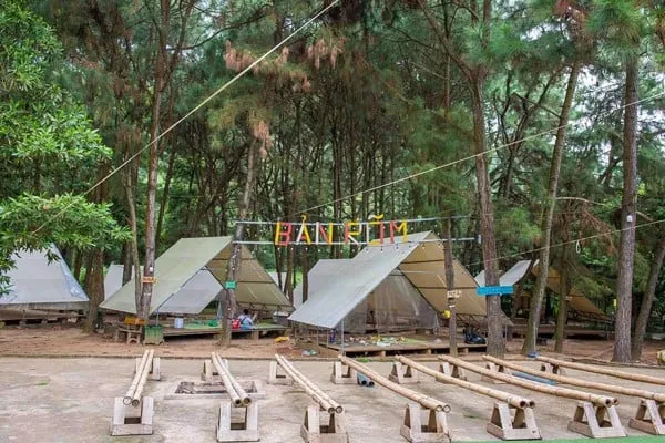 Beautiful Ban Rom nestled in a pine forest