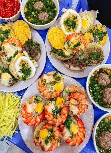 Banh can Nha Trang, a famous street food