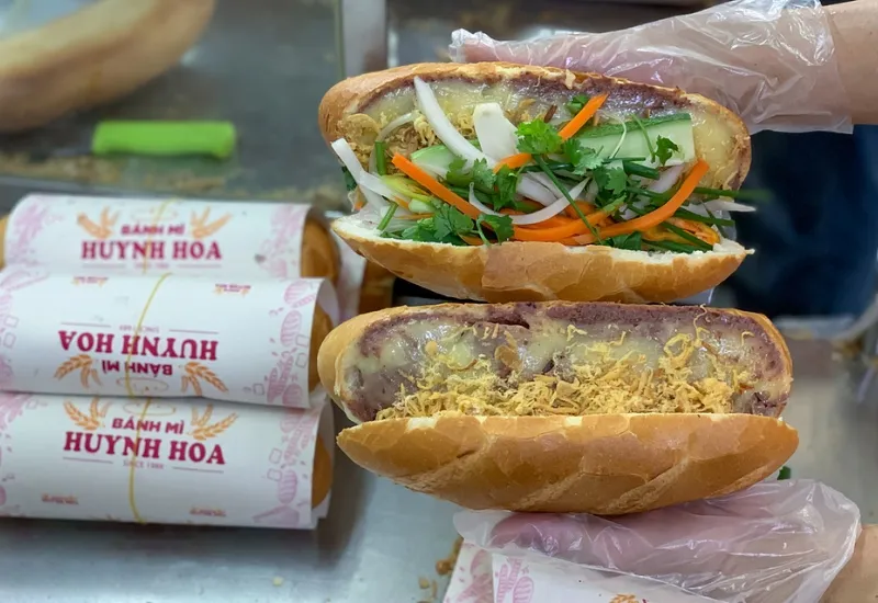 Huynh Hoa Banh Mi famous for quality Vietnamese sausage and cold cuts filling