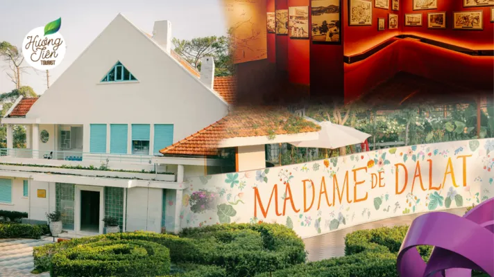 Madame de Da Lat Museum - Exterior and interior views