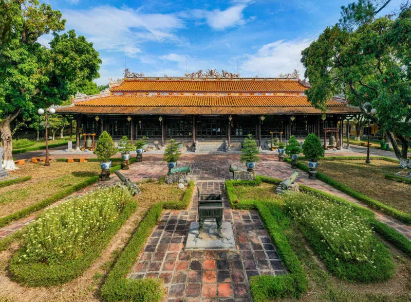 Hue Royal Antiquities Museum displaying precious artifacts