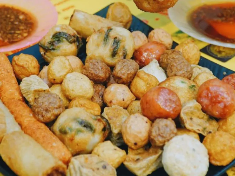 Fish balls, a popular street food in District 6