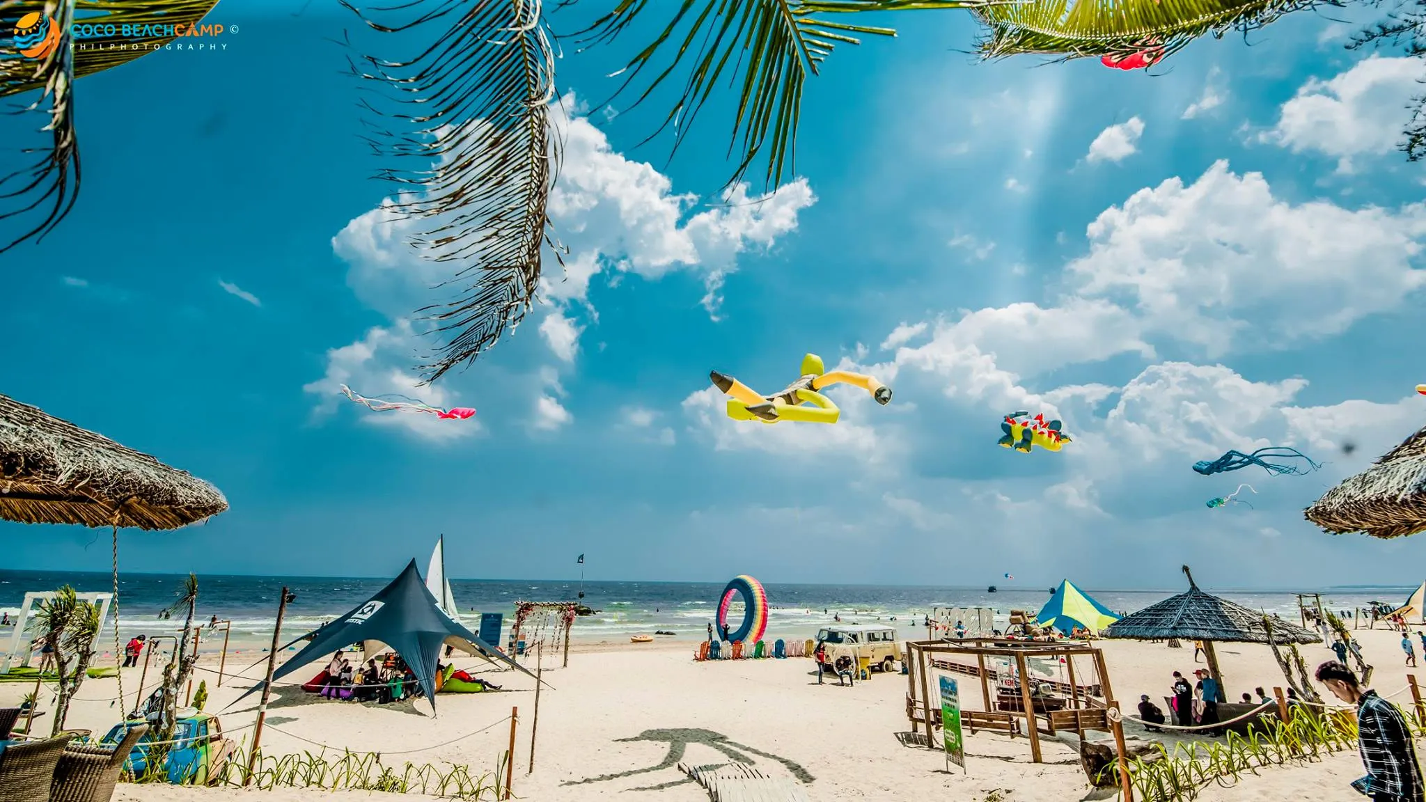 Luxury glamping tents at Coco BeachCamp, Binh Thuan