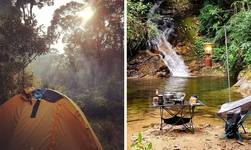 Camping in Chu Yang Sin National Park is a fun experience loved by many young people
