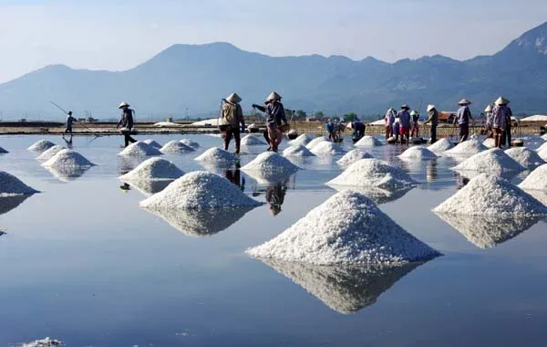 Sa Huynh salt fields, the largest salt granary in Central Vietnam