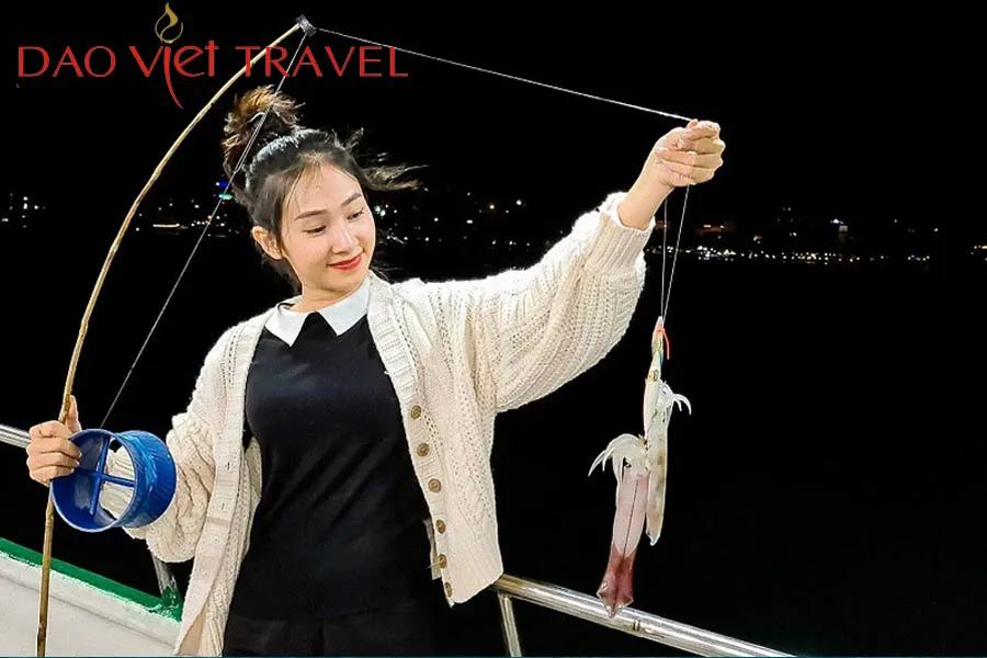 Night squid fishing in Phu Quoc