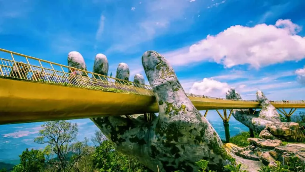 Golden Bridge in Ba Na Hills, Da Nang