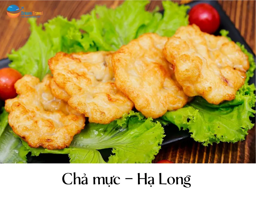 Chả mực Hạ Long, đặc sản Quảng Ninh nổi tiếng với hương vị tươi ngon, giòn dai của mực tươi giã tay
