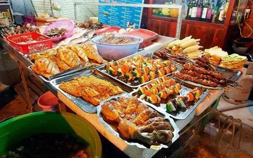 Diverse goods at Dam Market Nha Trang