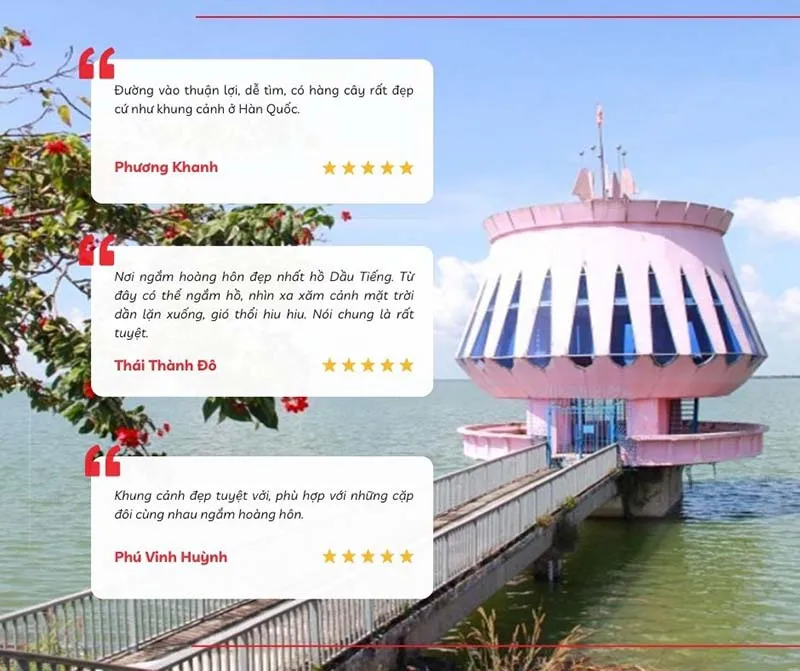 Visitor review about Dau Tieng Lake lighthouse