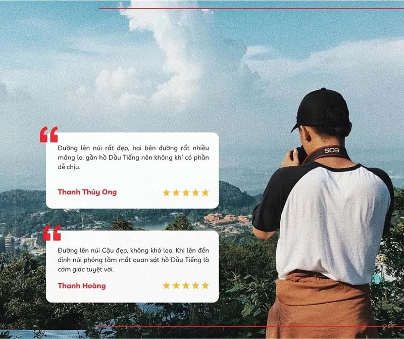 Visitor review about the mountain climbing experience on Cau Mountain