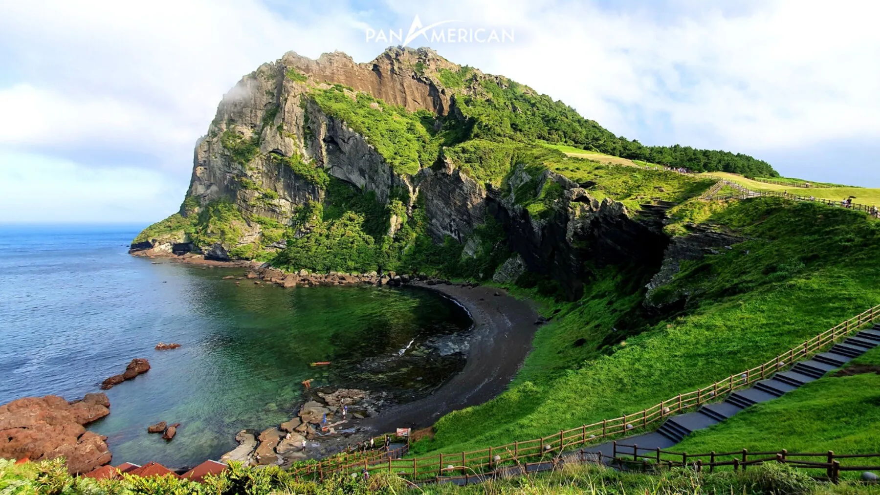 Jeju Island with beautiful natural scenery and diverse ecosystem