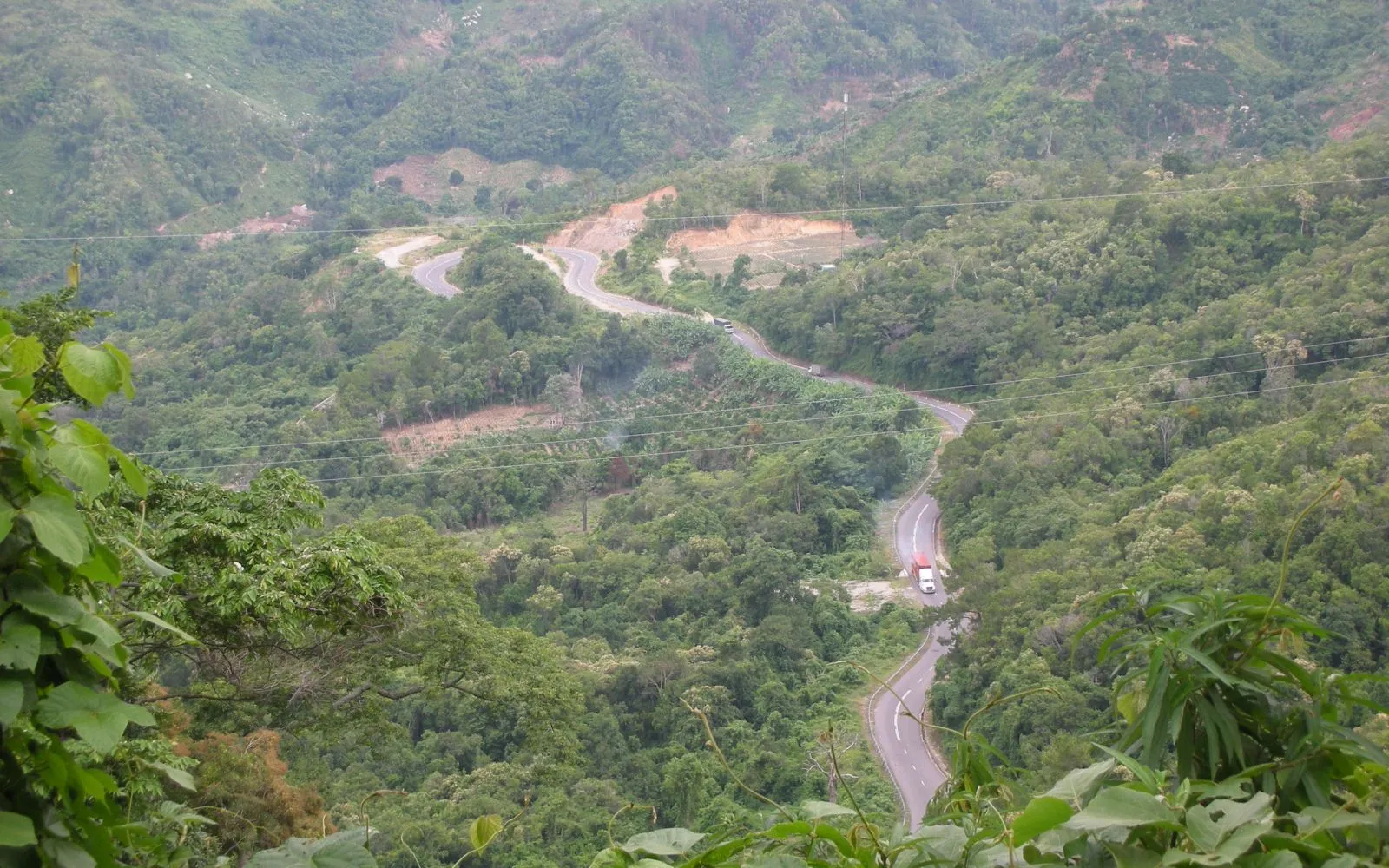 Đèo Ngoạn Mục nhìn từ trên cao