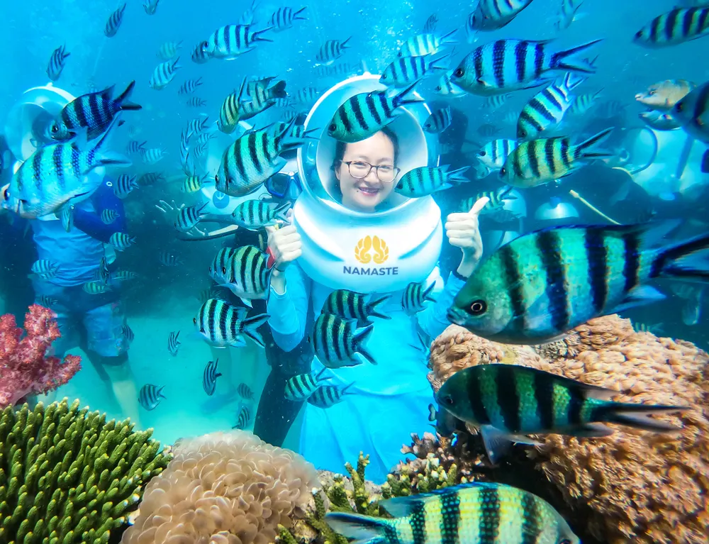 Đi bộ dưới đáy biển (Seawalker) - Gói trải nghiệm - NAMASTE - THẾ GIỚI BIỂN XIN CHÀO