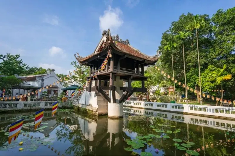 Serene and unique One Pillar Pagoda, a historical site in Hanoi