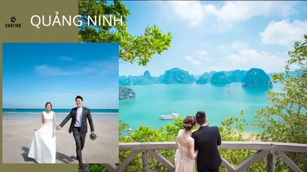 Limestone karsts rising from the emerald waters of Ha Long Bay, a UNESCO World Heritage site in Vietnam
