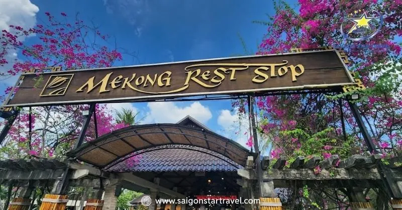 Điểm dừng chân Mekong Reststop trong tour du lịch khám phá Bến Tre 1 ngày