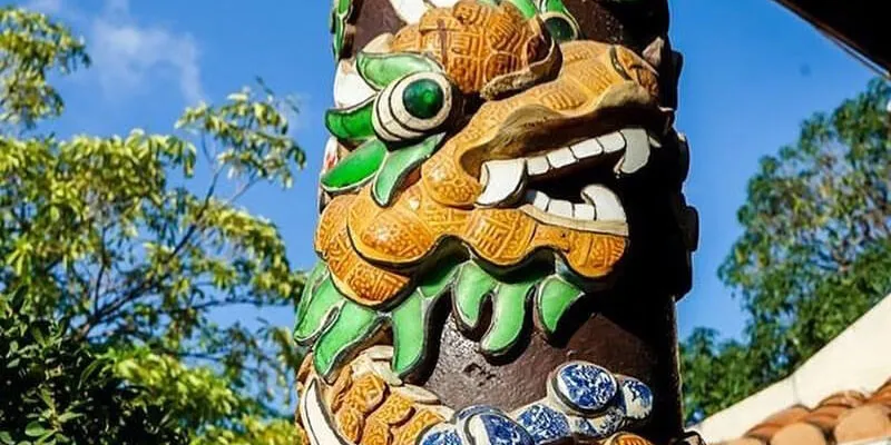 Thay Thim Temple, unique and sacred architectural art relic.