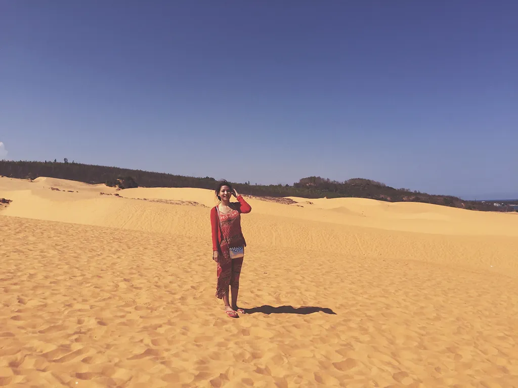 Red sand dunes in Mui Ne, Phan Thiet, Vietnam