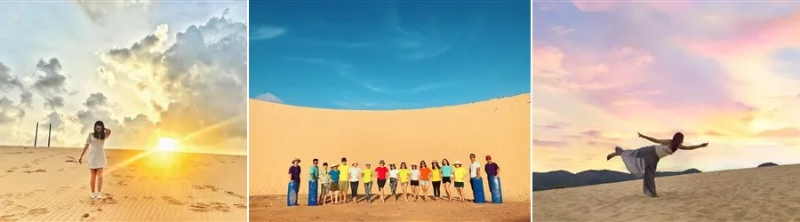 Phuong Mai Sand Dunes, a fun destination on a Quy Nhon beach tour