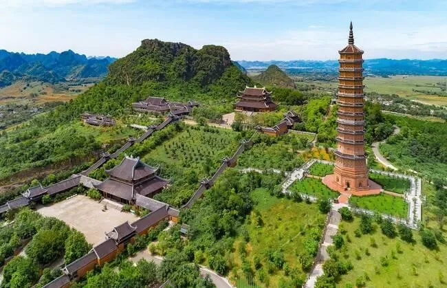 Pilgrims at a pagoda in Northern Vietnam