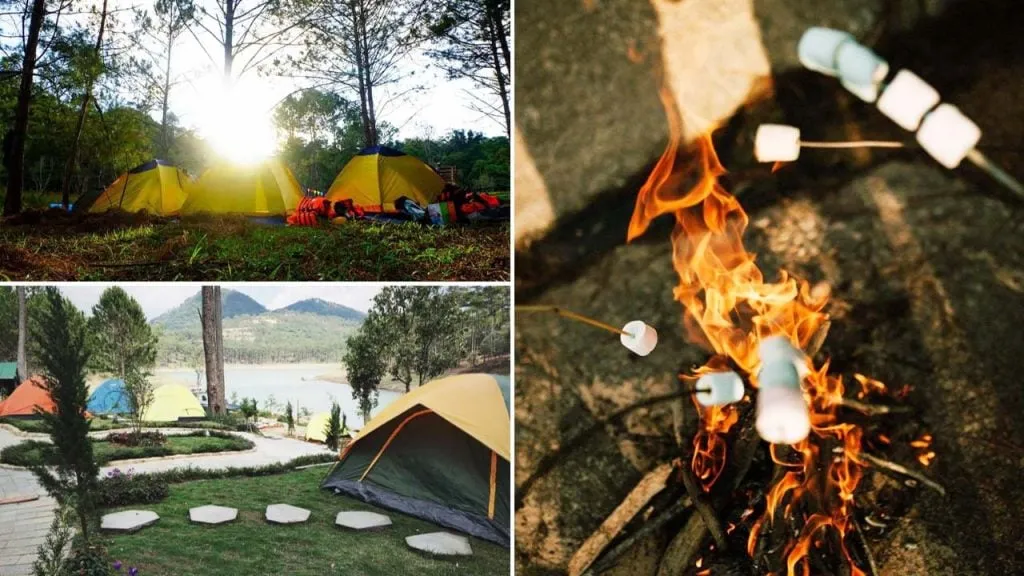 Du khách trải nghiệm trekking rừng nguyên sinh khi du lịch hồ Tuyền Lâm Đà Lạt