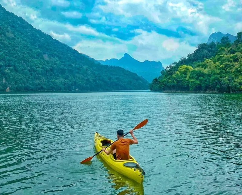 Ba Be Lake, a fairyland amidst the mountains and forests.